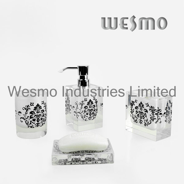 Polyresin Bathroom Accessory Set (WBP0231B)