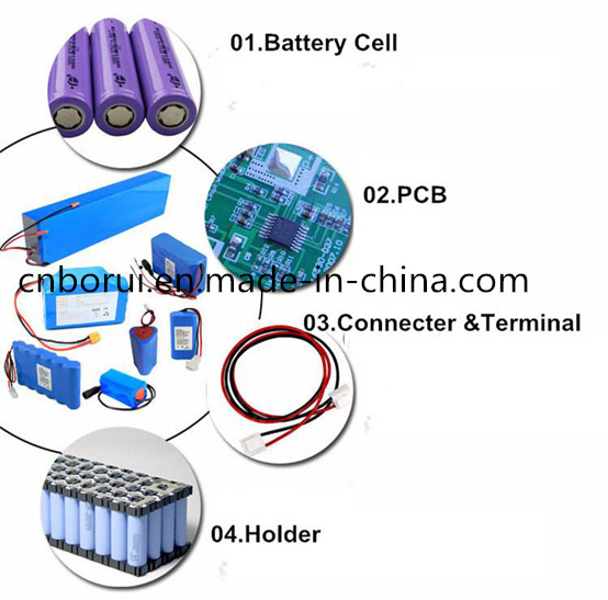 3.7V Cell 18650-2200mAh Column Shape Li-ion Battery