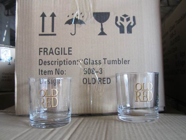 8oz Whisky Drinking Glass Tumbler with Round Bottom