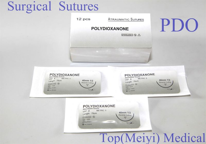 Surgical Suture with Needle -- Polydioxanone