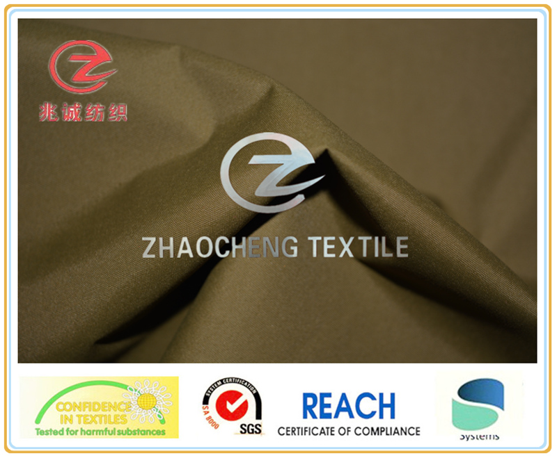 228t Nylon Taslon Coated with Breathable and Water Vapor Permeability for Outdoor Use (ZCFF030)