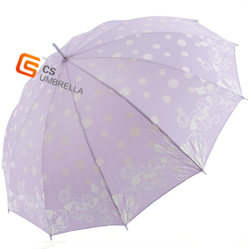 Straight Print Cloth Fashion Girls Umbrella (YS-1017A)