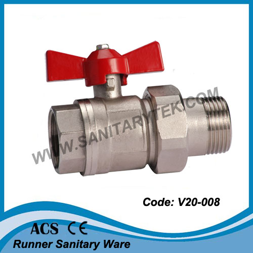 Brass Ball Valve with Union Pipe (V18-563)