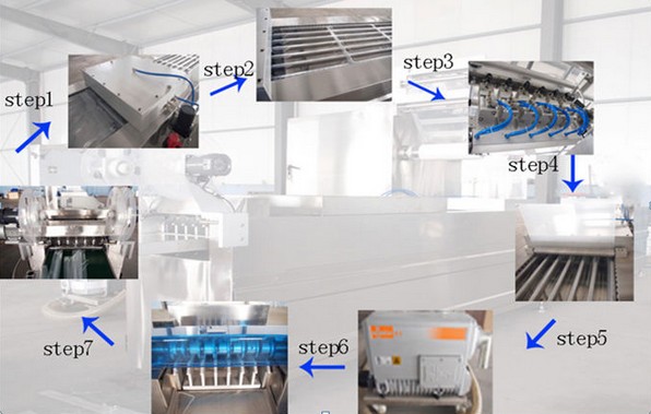 Automatic Continuous Stretch Vacuum Packaging Machine