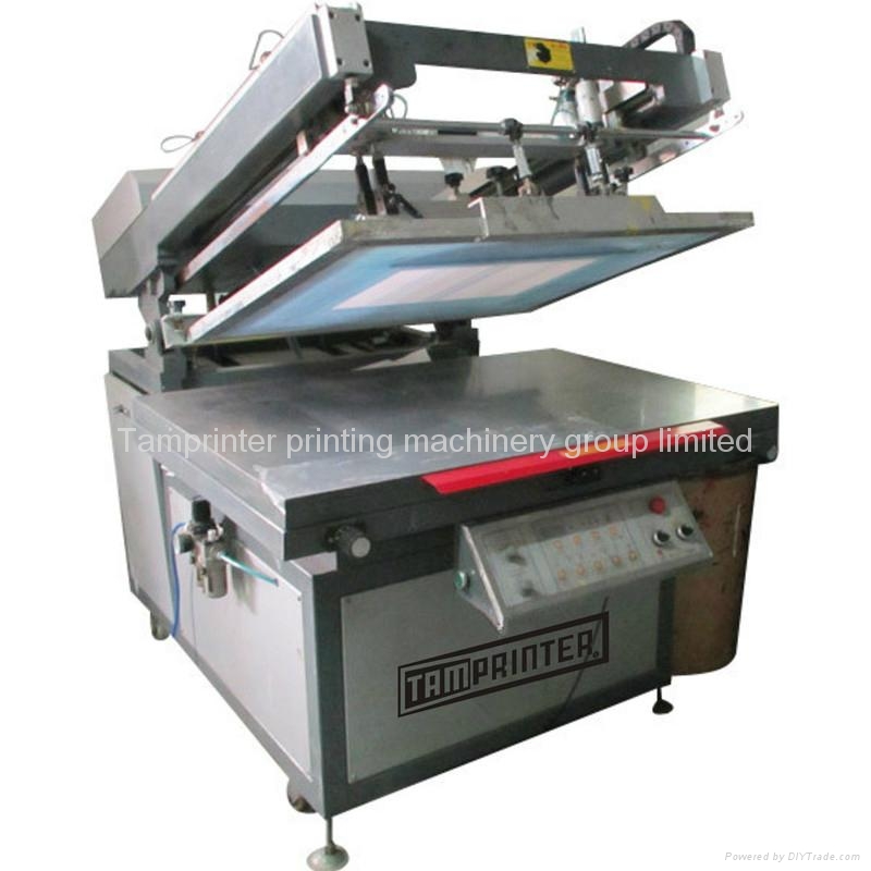 Tmp-6090 Automatic Oblique Arm Flate Vacuum Silk Screen Printing Machine