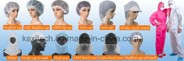 Good Quality Disposable Surgical Mobclip Bouffant Caps