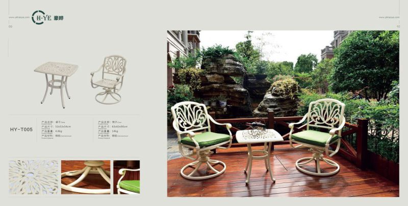 Outdoor Cast Aluminium Table (HY-T010)