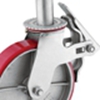 Heavy Duty Rubber Steel Wheel Casters