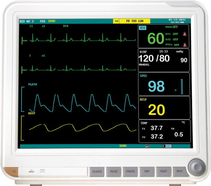 The Best Selling Medical Equipment Mulifunctional Patient Monitor Pdj-3000A