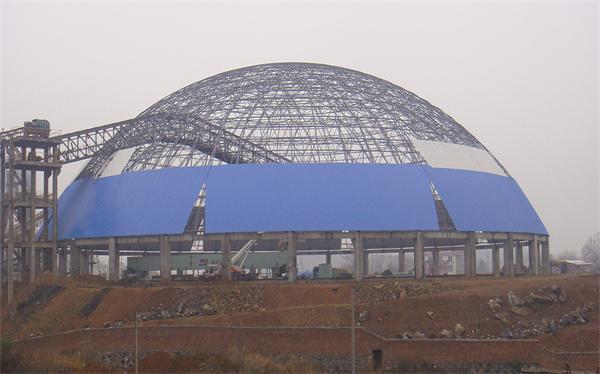 Steel Warehouses Frame Dome Cement Plant Structure