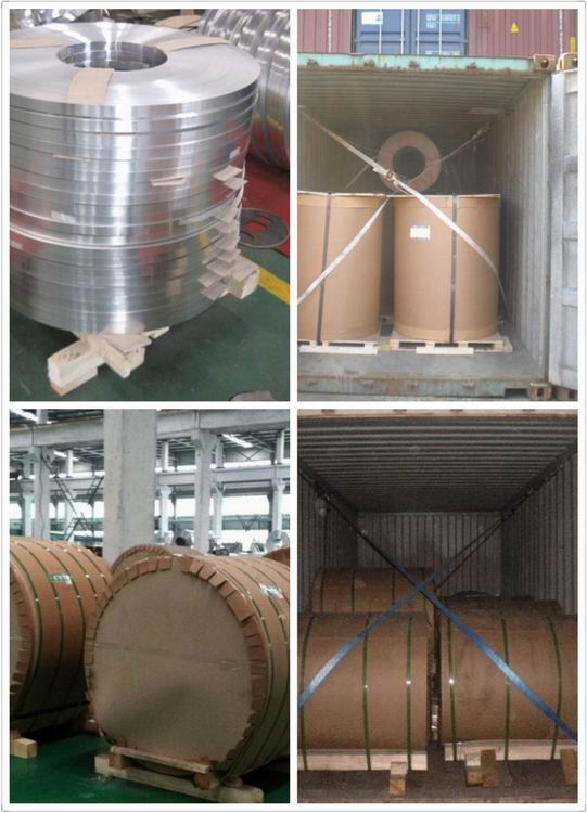 PPR pipe use perforated aluminium strip With PP coating