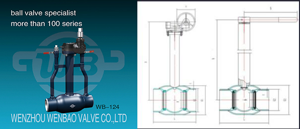 Trunnion Mounted Underground Fully Welded Ball Valve