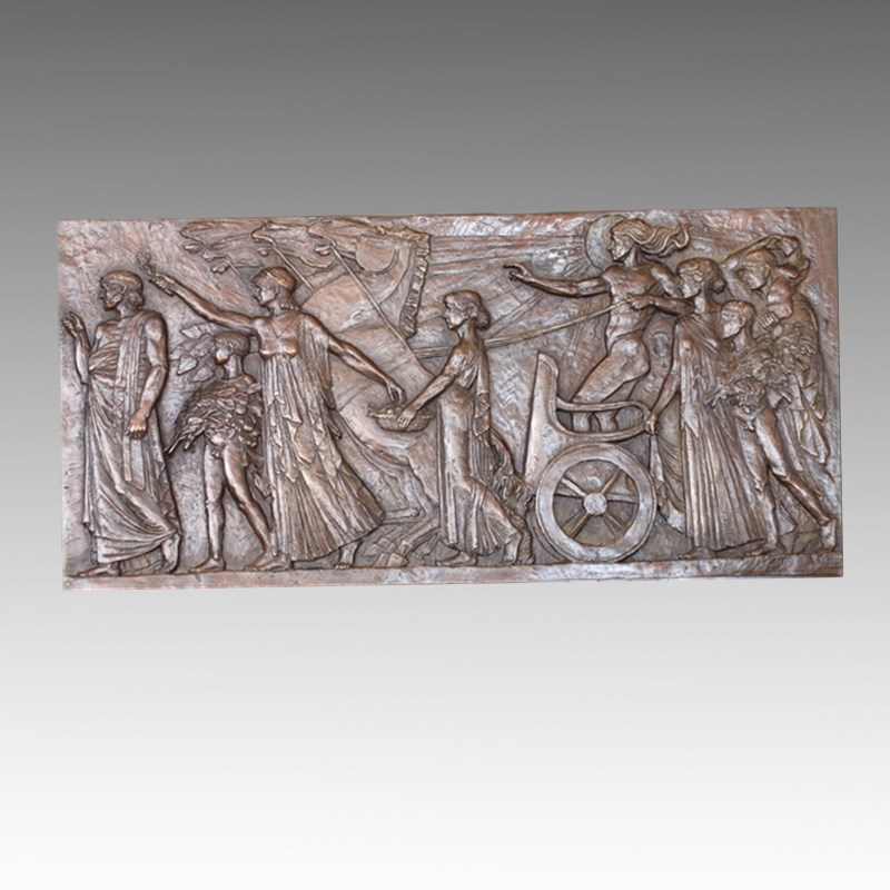 Mythology Statue Relief/Relievo Apollo Bronze Sculpture TPE-451A/B