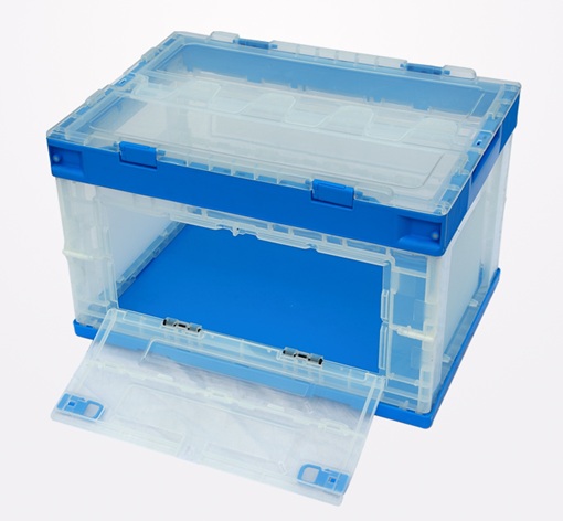 Japanese Style Transparent Clear Plastic Turnover Box with Lids