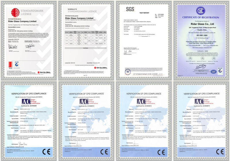 3-8mm Low-E Glass, Low E Glass with AS/NZS 2208