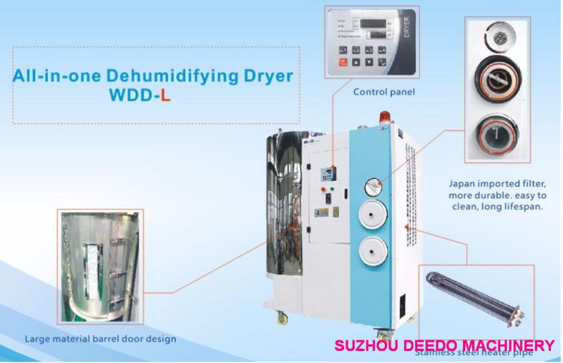 Dry Air Dehumidifier Dryer Loader for Plastic Pellet