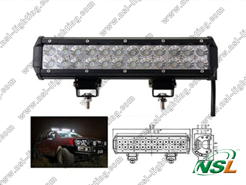 2016! ! High Intensity, 72W CREE LED Light Bar, 12V LED Light Bar, Waterproof LED Light Bar