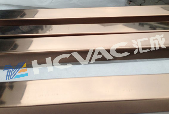 Hcvac 3m 6m Stainless Steel Tube Pipe Gold, Rosegold, Black, Blue PVD Titanium Coating Machine