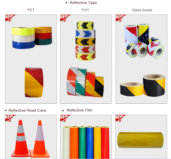 High Quality 3m PVC Reflective Tape and Aluminum Sheet