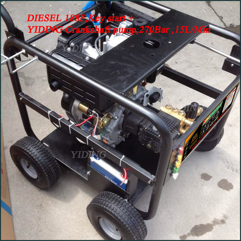 230bar Diesel Engine Pressure Washer (HPW-CK186F)