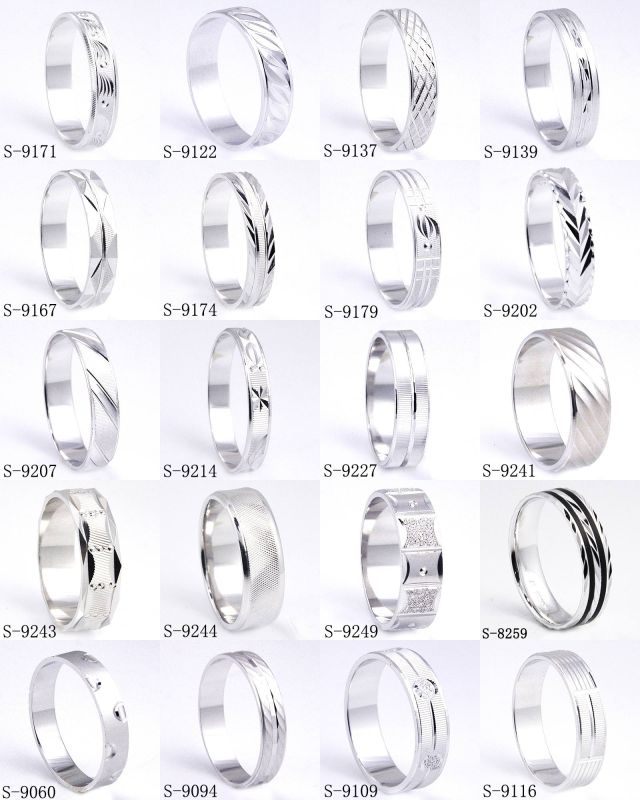 Fashion 925 Sterling Silver Jewelry Wedding Ring (S-9165)