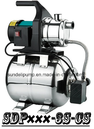 (SDP600-3S-CS) Household Self-Priming Jet Garden Booster Water Pump with Tank