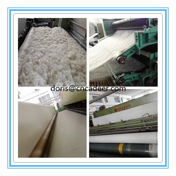 Short Fiber Nonwoven Polyester/ PP Geotextile for Landfill