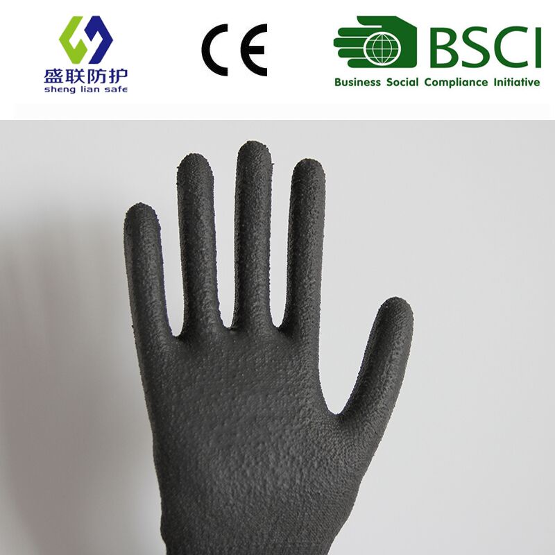 PU Coated Cut Resistant Work Safety Glove (PE1001)