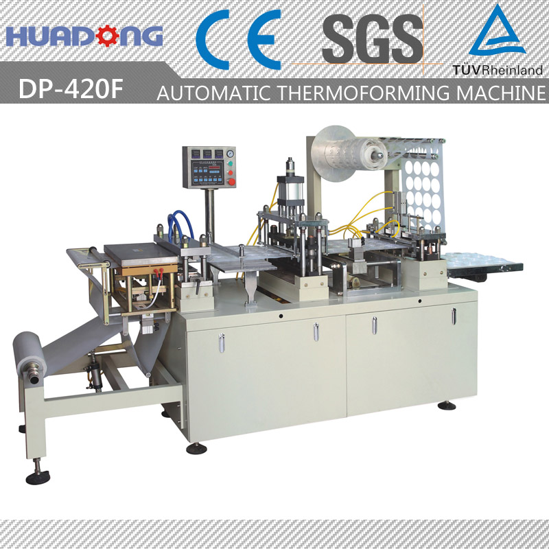 Automatic Plastic Tray Forming Lid Thermoforming Machine