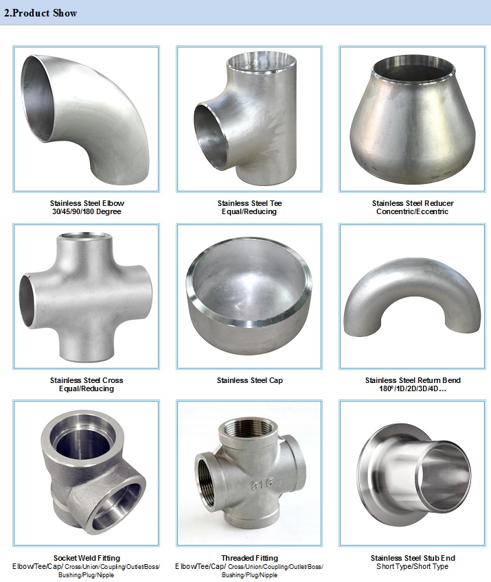 45deg Bw Seamless Stainless Steel Pipe Elbow