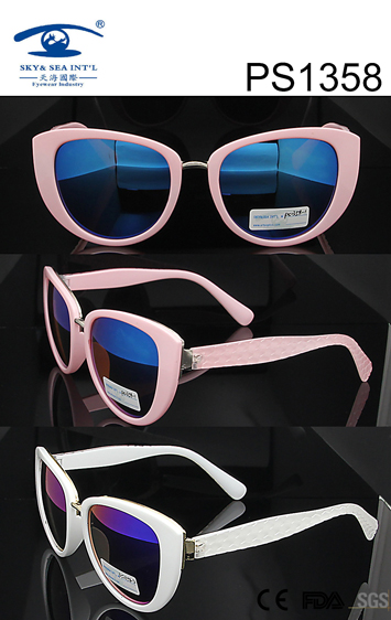 Cat Eye Style PC Sunglasses (1358)