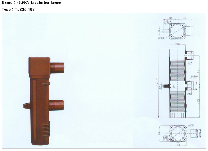 40.5kv Insulation Housing