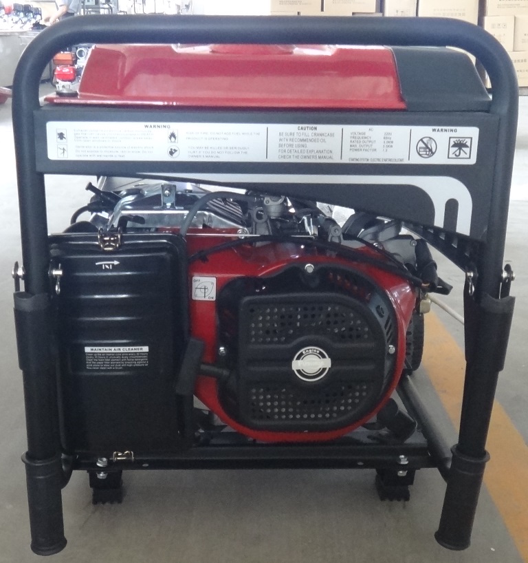 2kVA-7kVA Gasoline Generator with AVR and Wheel Kit