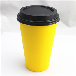 16oz Disposable Single Wall Paper Cup with Lids