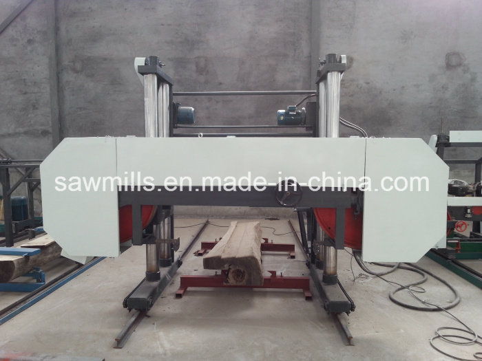 Wood Horizontal Band Saw Mill Timber Sawing Machine