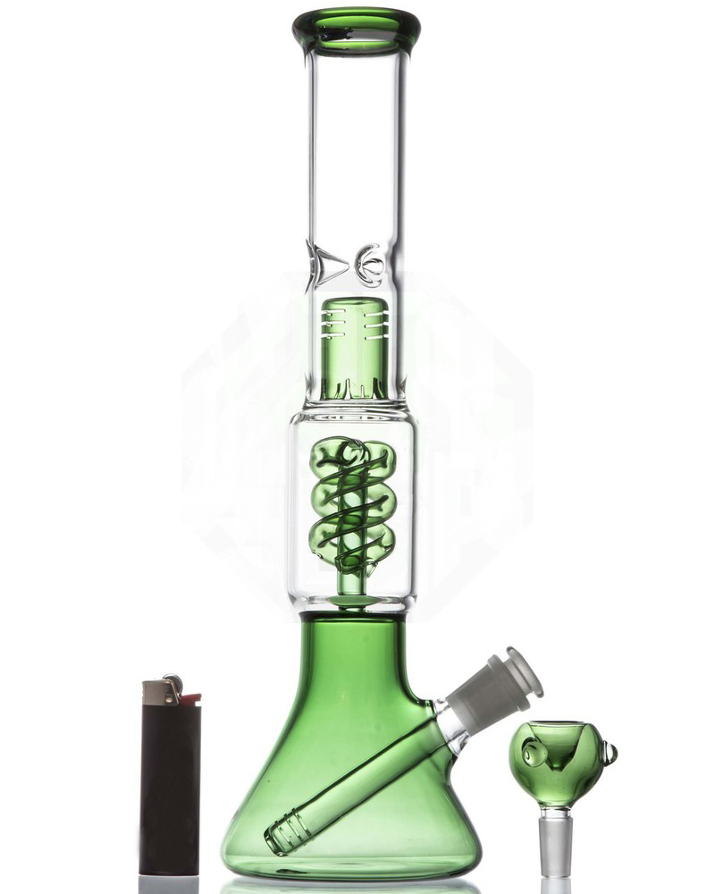 Coil Perc Removable Downstream Hookah Glass Smoking Water Pipes (ES-GB-331)