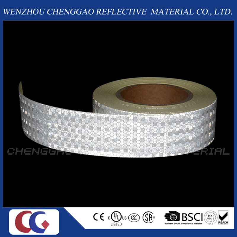 Honeycomb Prismatic Pattern Roll Conspicuity Reflective Safety Tape (C3500-OW)