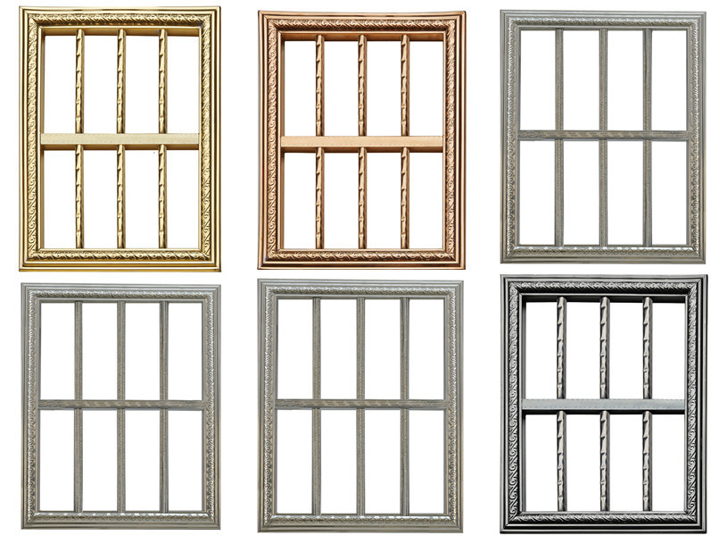 Wrought Steel Window Protecting Rail/Modern Window Grill Design