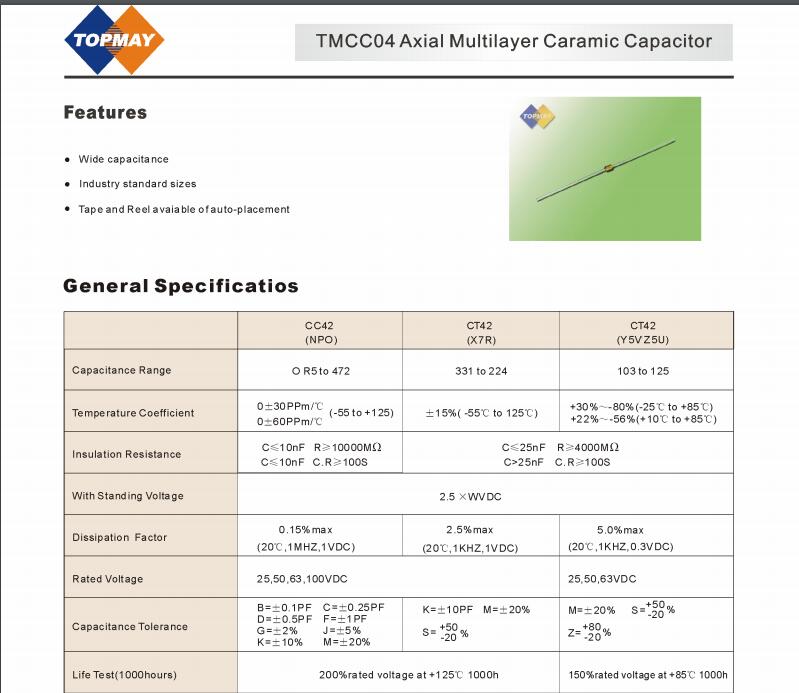 Metallizedpoly Film Capacitor for AC Topmay1