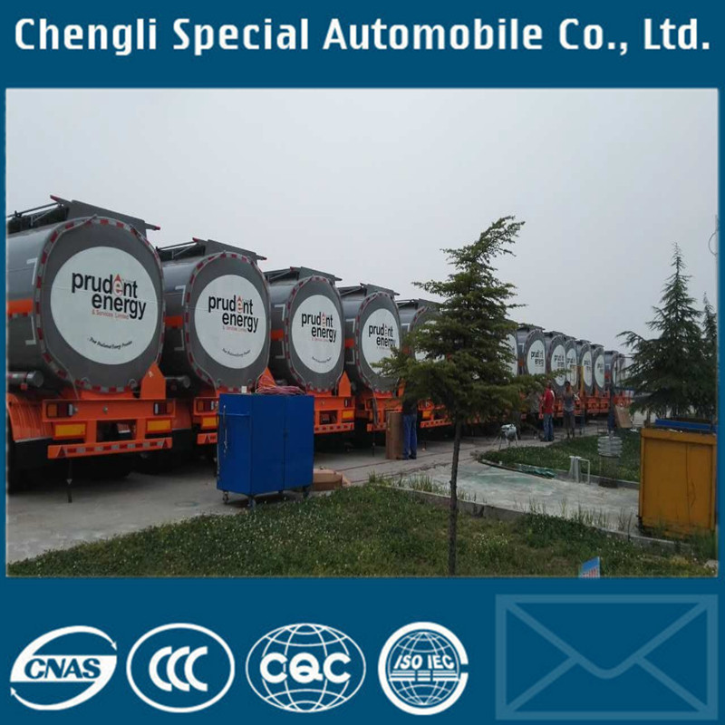 42000~45000liters Oil Tank Trailer, Large Capacity Fuel Tanker Trailer for Sale