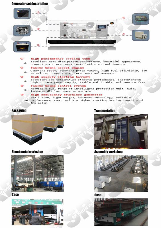 15kVA Soundproof Diesel Generator Powered by Yangdong (SDG15KS)