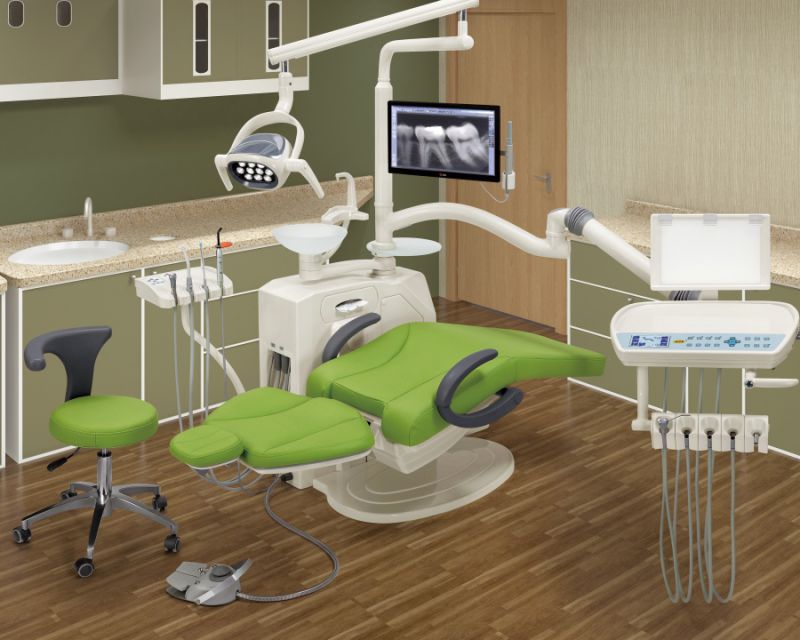 388SA Side Mounted Luxury Dental Unit TUV CE Approved