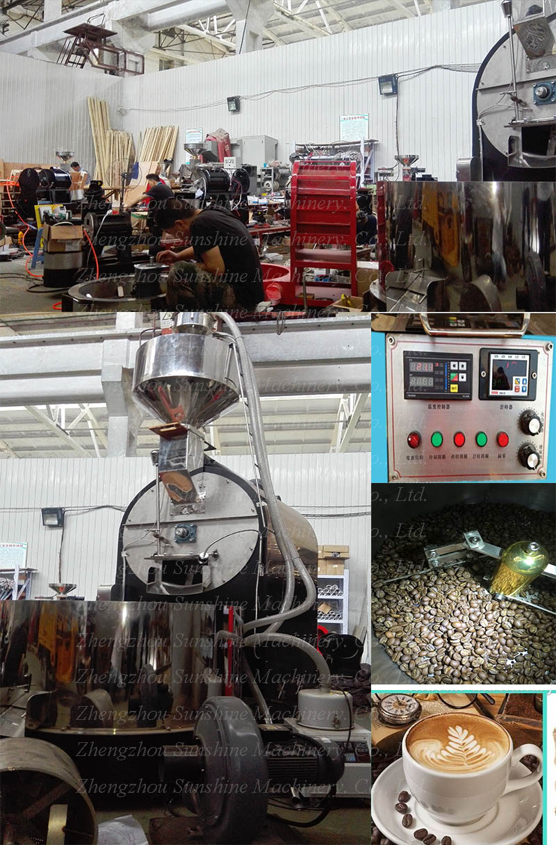 120kg Per Batch Roaster Coffee Machine Industrial Coffee Roaster