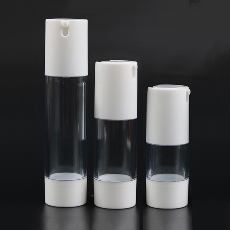 Cosmetic Clear 15ml 30ml 50ml Plastic Airless Bottle (NAB28)