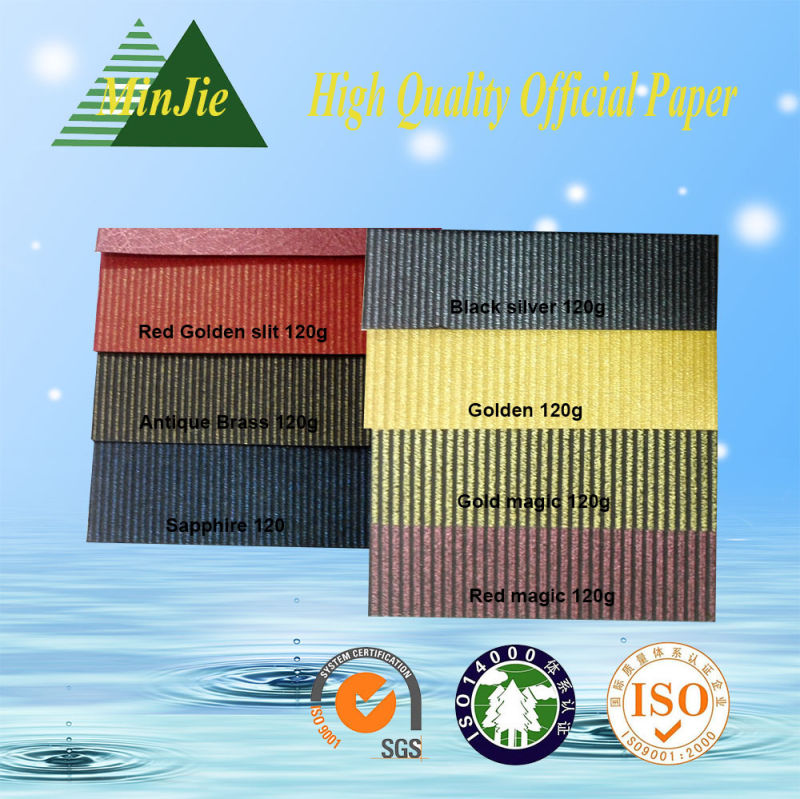 Custom Designed Pattern Embossed Packaging Coated Paper