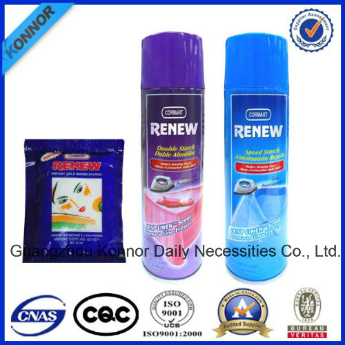 Renew Fabric Stiffing Wrinkle Remove Ironing Spray Starch