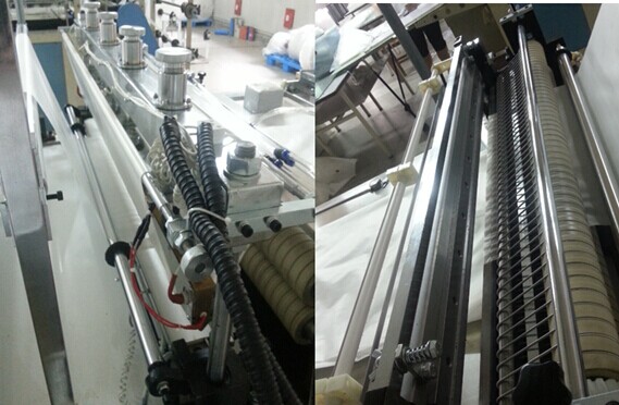 Hot Sealing Cold Cutting Bag Making Machine Without Tension (double servo motor)