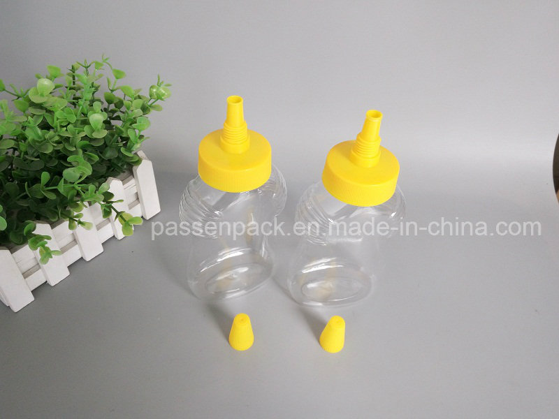 500g Pet Plastic Honey Bottle with Plastic Nozzel Cap