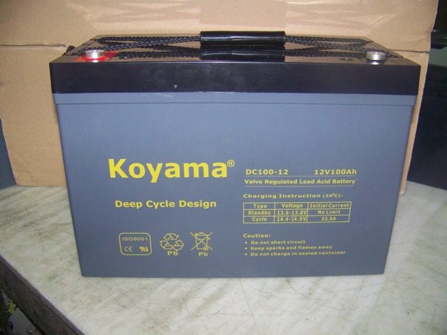 Koyama Deep Cycle Marine Battery Golf Cart Battery Storage Battery