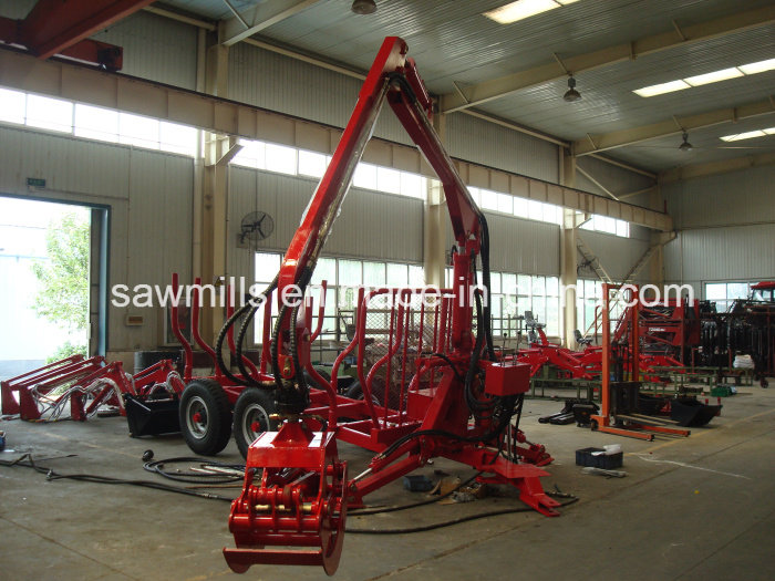 ATV Timber Trailer Log Loader with Trailer